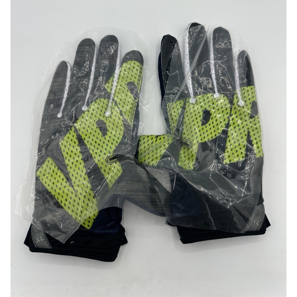 Nike Superbad 3.0 Football Gloves XL Prototype Sample Patent Pending Navy Volt
